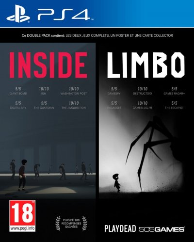 Inside/Limbo Double Pack pour PS4