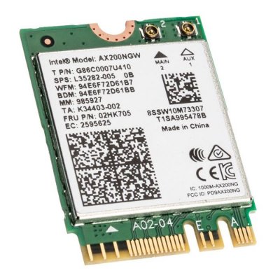 INTEL  Ax200 M Pci-e Expansion Card Argent&eacute;