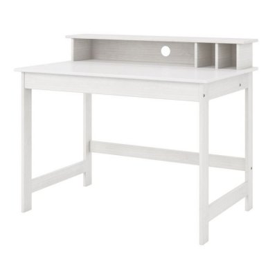 GENERIQUE Inter Link Bureau Adulte Enfant Bois Massif Blanc
