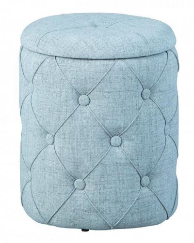 PARIS PRIX Inter Link Yapak Pouf, Gris, 34 x 34 x 40 cm