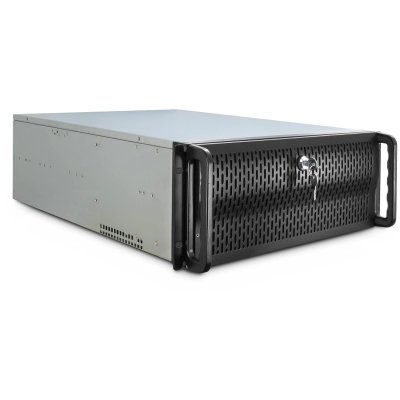 INTER TECH Inter-Tech IPC 4U-4129L Support M&eacute;tallique, Argent