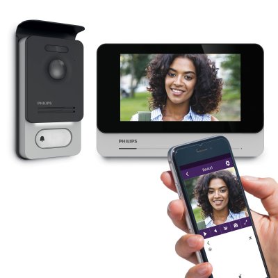 PHILIPS Interphone vid&eacute;o  531036 Wi-Fi Set complet 1 foyer 