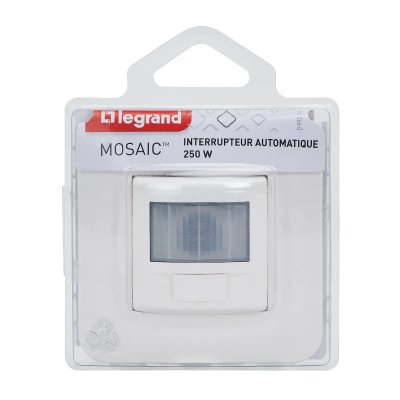 LEGRAND Interrupteur automatique &agrave; griffes complet  Mosa&iuml;c - blanc