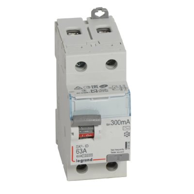 LEGRAND Interrupteur differentiel DX3-ID 2 poles 63A ac 300MA  411526