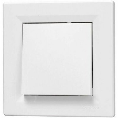 SCHNEIDER ELECTRIC Interrupteur va-et-vient - 10A - SCHNEIDER Asfora - blanc