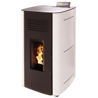 INTERSTOVES  Po&ecirc;le &agrave; granules HYDRO ELIO 13KW Etanche - Blanc