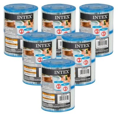 INTEX  - 12 cartouches Pure Spa (6 lots de 2 filtres)