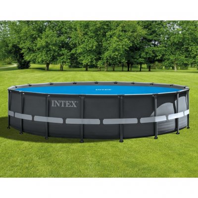 INTEX  couverture solaire de piscine bleu 538 cm poly&eacute;thyl&egrave;ne