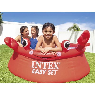 INTEX  Easy Set Crab 183x51 Cm Pool Rouge 183 x 51 cm