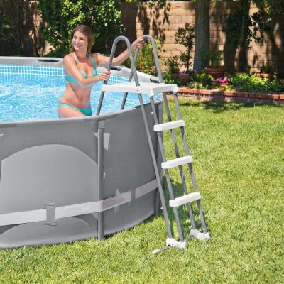 INTEX  &eacute;chelle de s&eacute;curit&eacute; pour piscine &agrave; 4 marches 122 cm