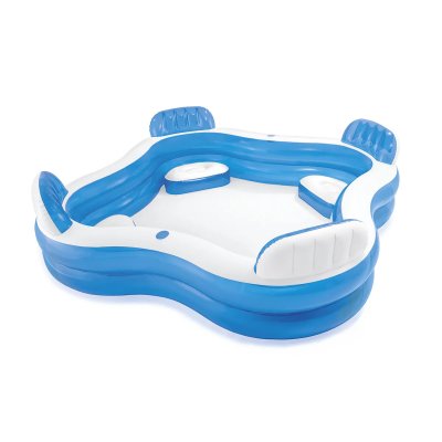 INTEX  -  56475 piscine gonflable 4 si&egrave;ges spa FAMILY LOUNGE POOL