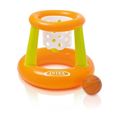 INTEX  - Jeu de Basket Gonflable Flottant avec Son Ballon