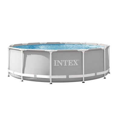 INTEX  Kit piscine Prism Frame ronde 3.66 x 0.99 m