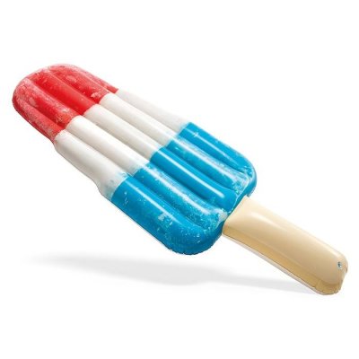 INTEX  - Matelas de piscine Esquimau Bleu, Blanc, Rouge Rouge