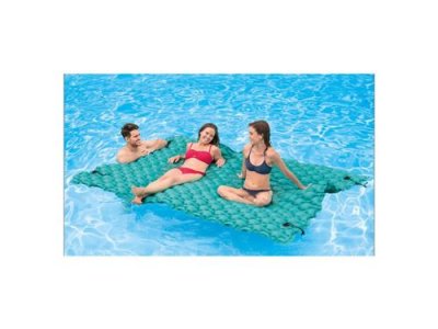 INTEX  - Matelas gonflable de piscine g&eacute;ant 290 x 213 cm - Bleu Azur