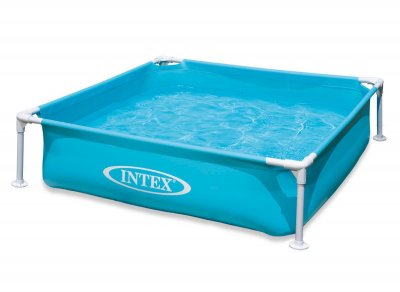 INTEX  Piscinette acidul&eacute;e carr&eacute;e