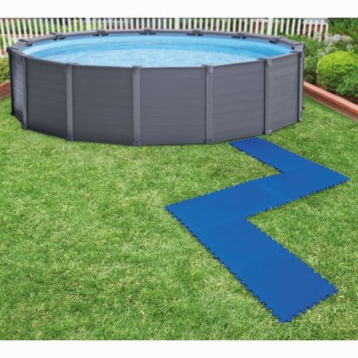 INTEX  protecteurs de sol pour piscine 8 pcs 50x50 cm blue