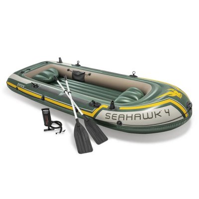 INTEX  Set Bateau Seahawk 4 - 4 personnes - Vert