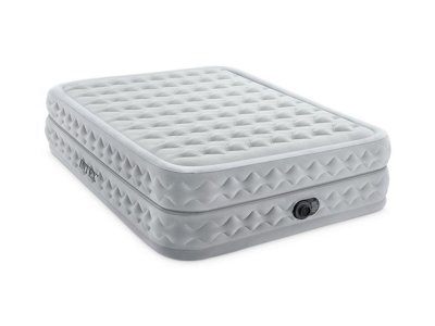 INTEX  Supreme Air-flow Double With Fiber-tech Mattress Gris 152 x 203 x 51 cm
