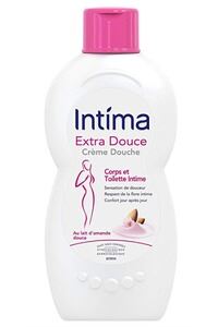  Intima Cr&egrave;me Douche Extra Douce au Lait d'Amande - 500 ml - Lot de 4