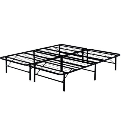 SANIVERRE INVITE Sommier dappoint pliable en m&eacute;tal Taille literie - 140x200 cm