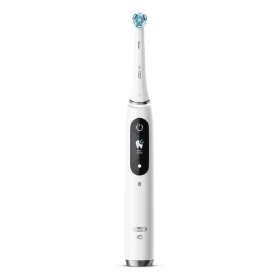 ORAL B Io 9 7 programmes de brossage affichage couleur micro vibrations nettoyage rotatif minuteur blanc