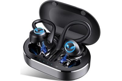 CHRONUS Ip7 etanche &eacute;couteur sans fil sport, oreillette bluetooth hi-fi son 3d st&eacute;r&eacute;o casque(noir)