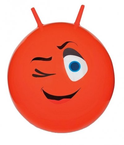 JAMARA  ballon skippy Eye55 cm rouge