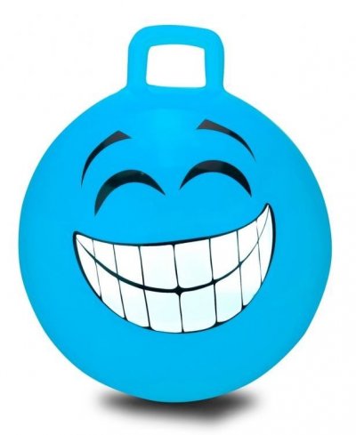 JAMARA  ballon skippy Smile45 cm bleu