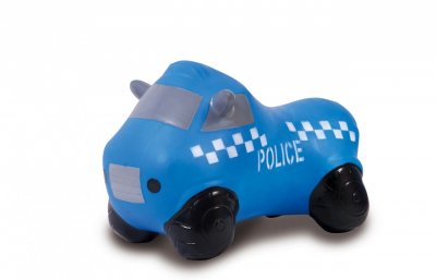 JAMARA  Jouet Rebondissant Avec Pompe Camion De Police Bleu