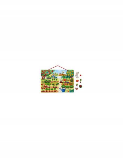JANOD  - Jeu &eacute;ducatif Mon Jardin magn&eacute;tique (bois) - D&egrave;s 3 Ans