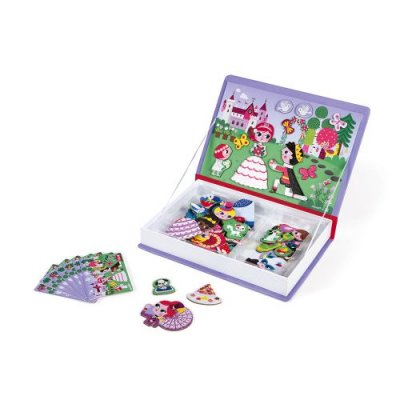 JANOD  - Magn&eacute;ti'book princesses, 55 magnets - D&egrave;s 3 Ans