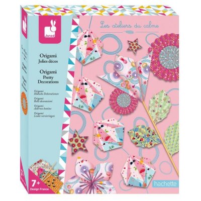 JANOD  Origami Delightful Decoration Bleu,Rose 7 Years-99 Years