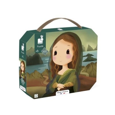 JANOD  Puzzle Inspired By Leonardo Da Vinci 100 Pieces Vert