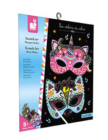 JURATOYS JANOD Janod Scratch Art Party Masks Multicolore 5-99 Years