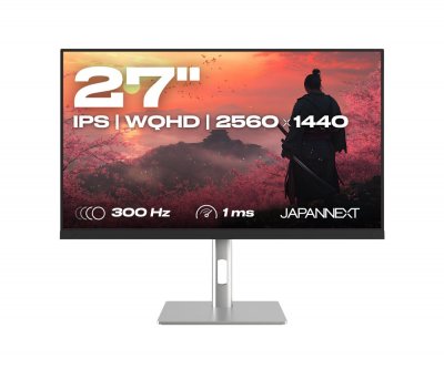 JAPANNEXT  &Eacute;cran PC Gaming 27 IPS WQHD 300Hz 1.0ms AMD FreeSync JN-IPS27G300Q-HSP 