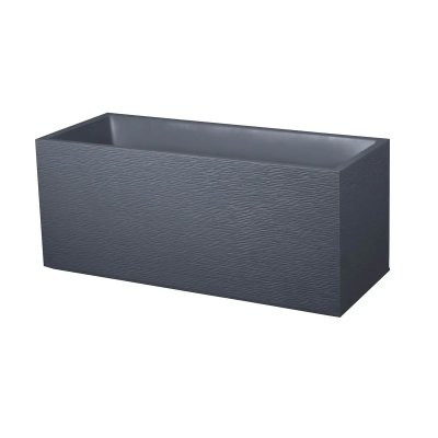 EDA Jardini&egrave;re polypropyl&egrave;ne  Graphit anthracite 39 x 99 x h.43 cm