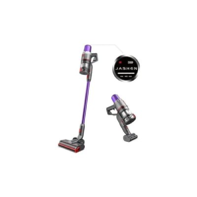 JASHEN  V16 Aspirateur Balai Sans Fil 0.5 L 83 dB 25.2 V 3 Vitesses Ecran LED Intelligent Mauve