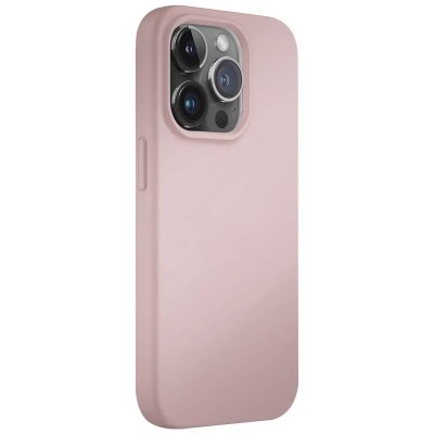 JAYM  Coque pour Apple iPhone 14 Pro Max Premium Silicone Microfibre Rose