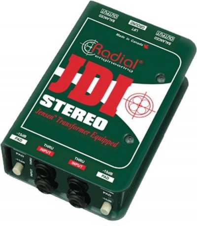 RADIAL JDI-STEREO - DI passive st&eacute;r&eacute;o