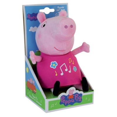 JEMINI  - 023344 - Peppa Pig - Peluche Musicale et Lumineuse +/- 25 cm