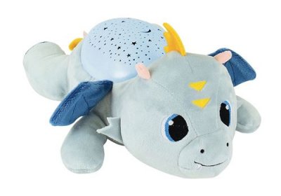 JEMINI - Leon Le Dragon Peluche Musicale et Lumineuse +/-34 cm, 023965
