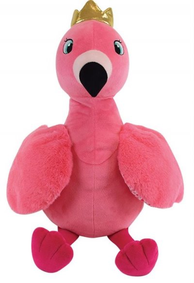 JEMINI  peluche/sac pyjama Flamingo 42 cm rose junior