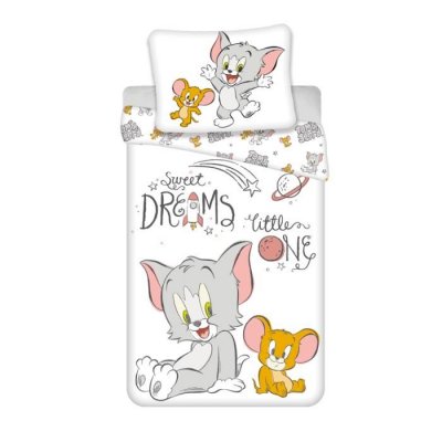 GENERIQUE Jerry Fabrics - Tom & Jerry - Housse de couette + Taie - 100 x 135 cm