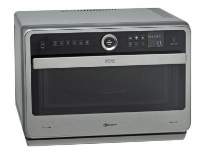 BAUKNECHT Jetchef Premium MW 179 IN - Four micro-ondes grill - 33 litres - 1000 Watt - acier inoxydable