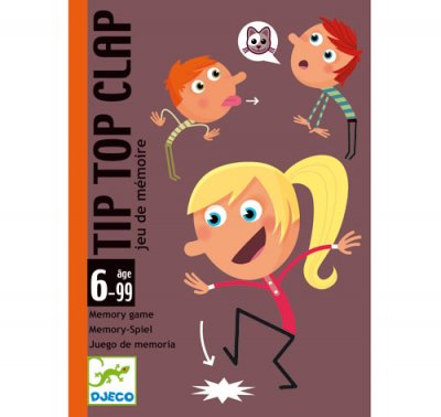 DJECO Jeu cartes 6-99y tip top clap 