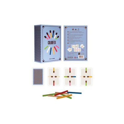 HELVETIQ jeu cartesCOLORFOX - MATCHBOX  Multicolore 