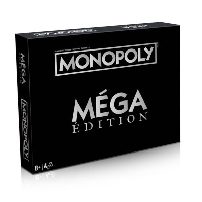 MONOPOLY Jeu classique  Edition M&eacute;ga 