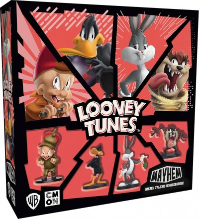 ASMODEE Jeu CMON Looney Tunes Mayhem- - Jeu de societe