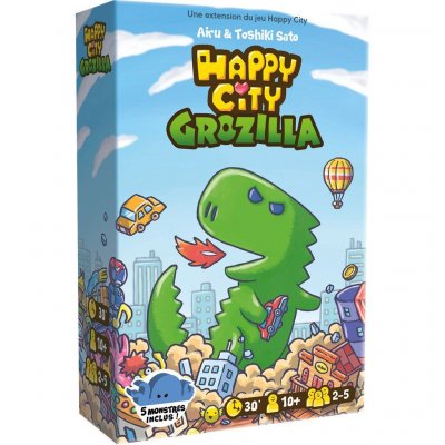ASMODEE Jeu Cocktail Games Happy City : Grozilla- - Jeu de soci&eacute;t&eacute;